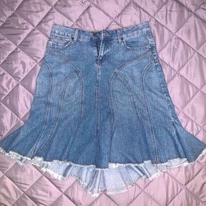 Younique Brand Flare Denim Skirt Size 11
